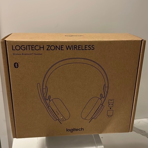 Logitech Zone Wireless Bluetooth Headset A00082 A00083 New - Iphone Ipad - Picture 1 of 6